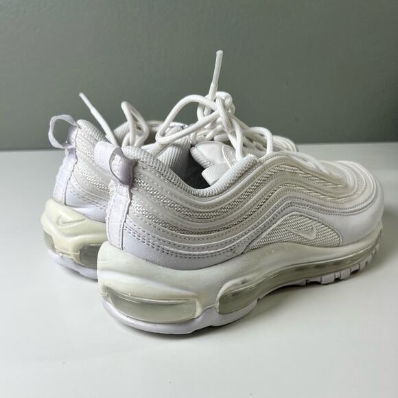Nike Air Max 97 Triple White Ripple Cushion DH8016-100 Running Sneakers 7 - Picture 8 of 11